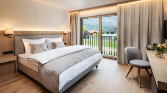 La pittura murale Aviva Ultra-Color SD di ADLER garantisce nelle stanze... | © Schloss & Boutiquehotel Mitterhart / David Innerhofer