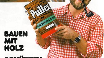 Come cambiano i tempi: un tempo era “Hiasl, il tuttofare” a promuovere Pullex, oggi è il dinamico “Karate-Boy”. | © ADLER