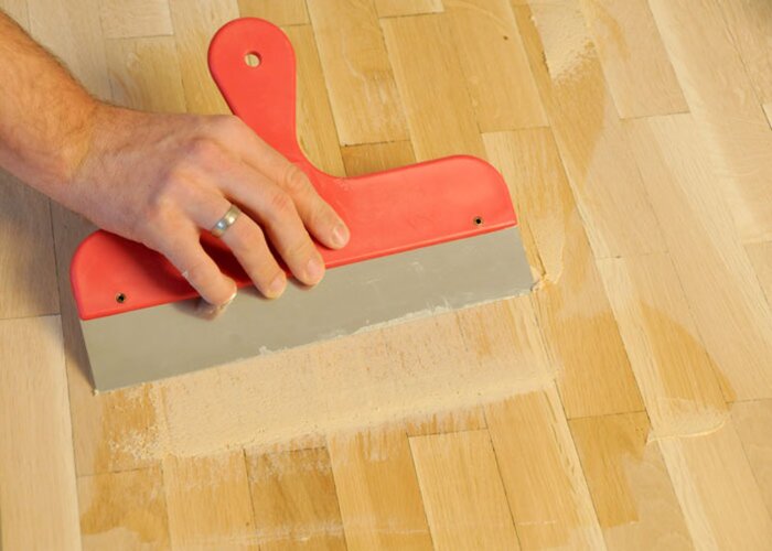 2. passo: correggere graffi e piccole crepe con Floor-Fill 