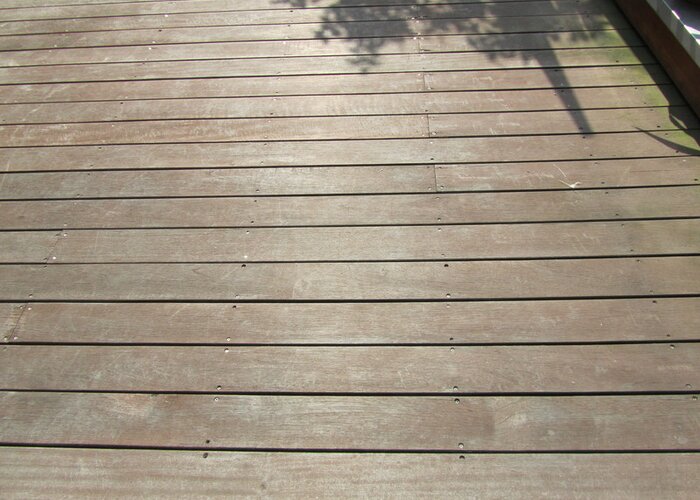 Terrazzo in larice - prima 