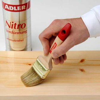 È possibile eliminare la resina con un pennello